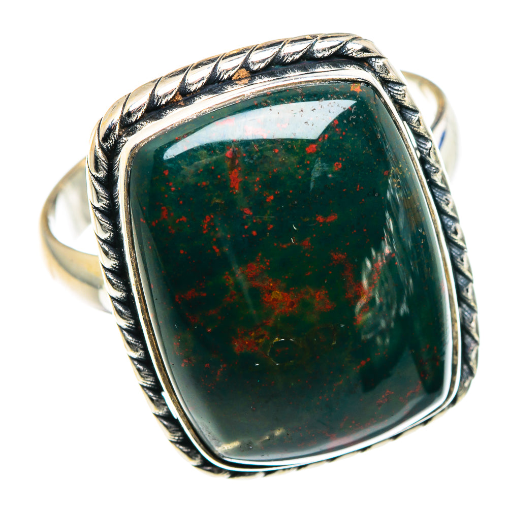 Bloodstone Rings handcrafted by Ana Silver Co - RING89649