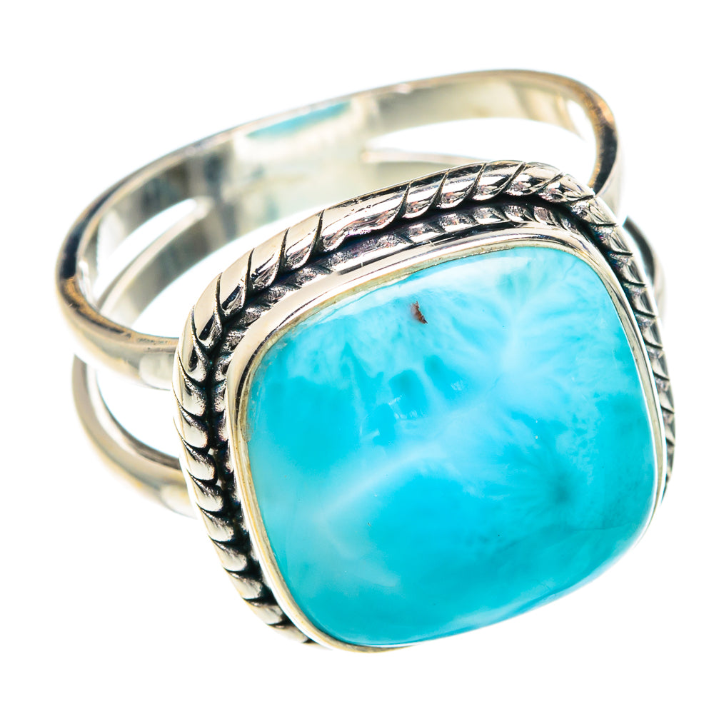 Larimar Rings handcrafted by Ana Silver Co - RING89679