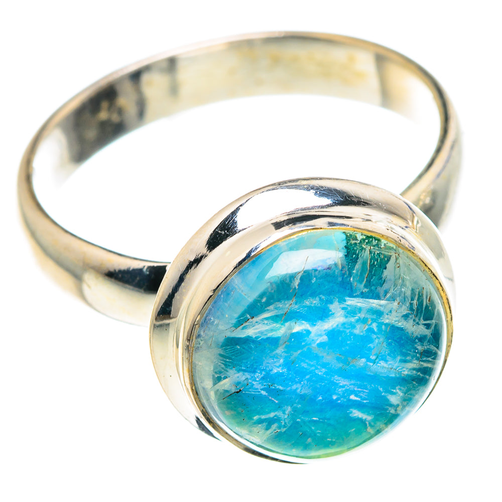 Rainbow Moonstone Rings handcrafted by Ana Silver Co - RING89680