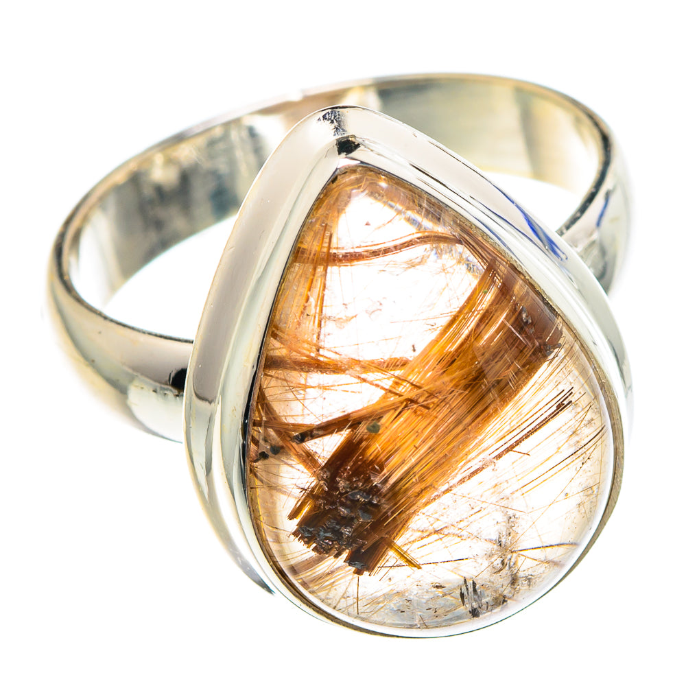 Rutilated Quartz Rings handcrafted by Ana Silver Co - RING89699