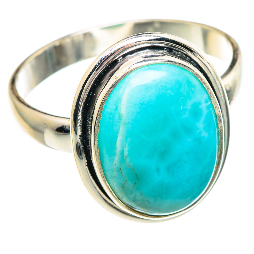 Larimar Rings handcrafted by Ana Silver Co - RING89779