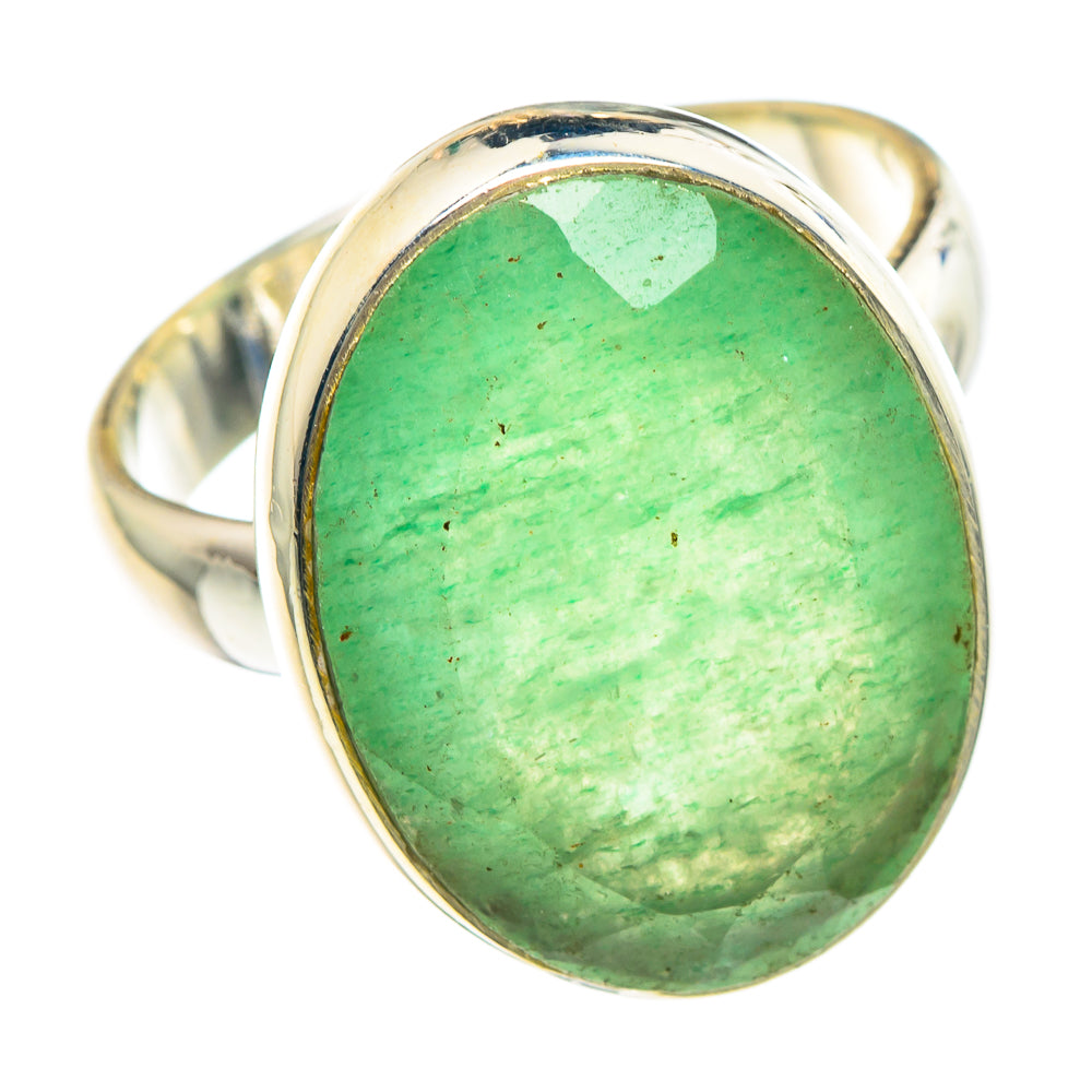Green Aventurine Rings handcrafted by Ana Silver Co - RING89786