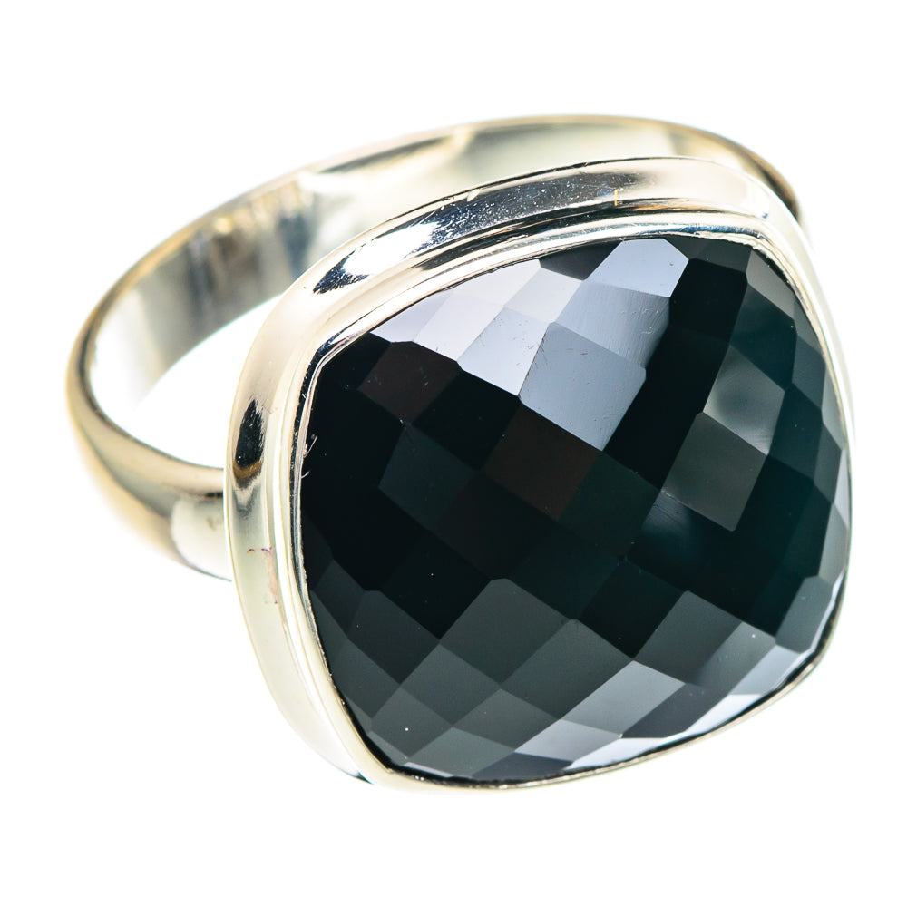 Black Onyx Rings handcrafted by Ana Silver Co - RING89799 - Photo 2