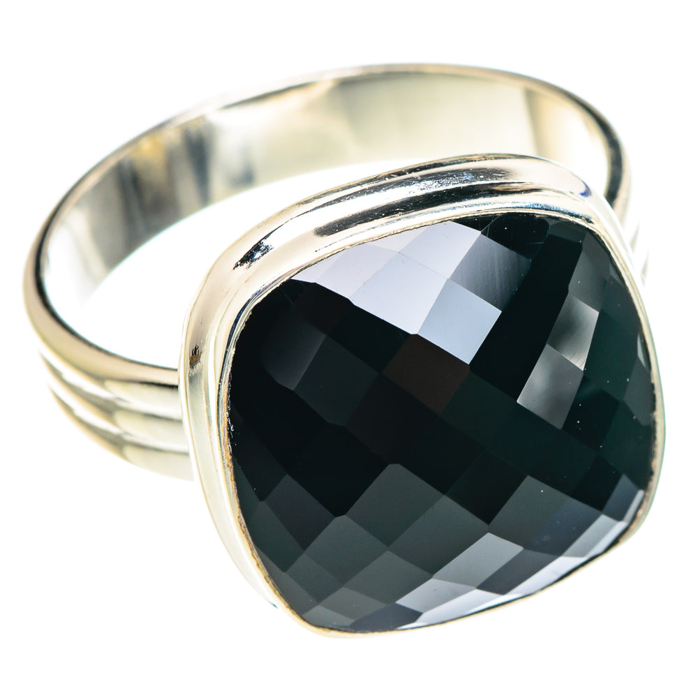 Black Onyx Rings handcrafted by Ana Silver Co - RING89831 - Photo 2