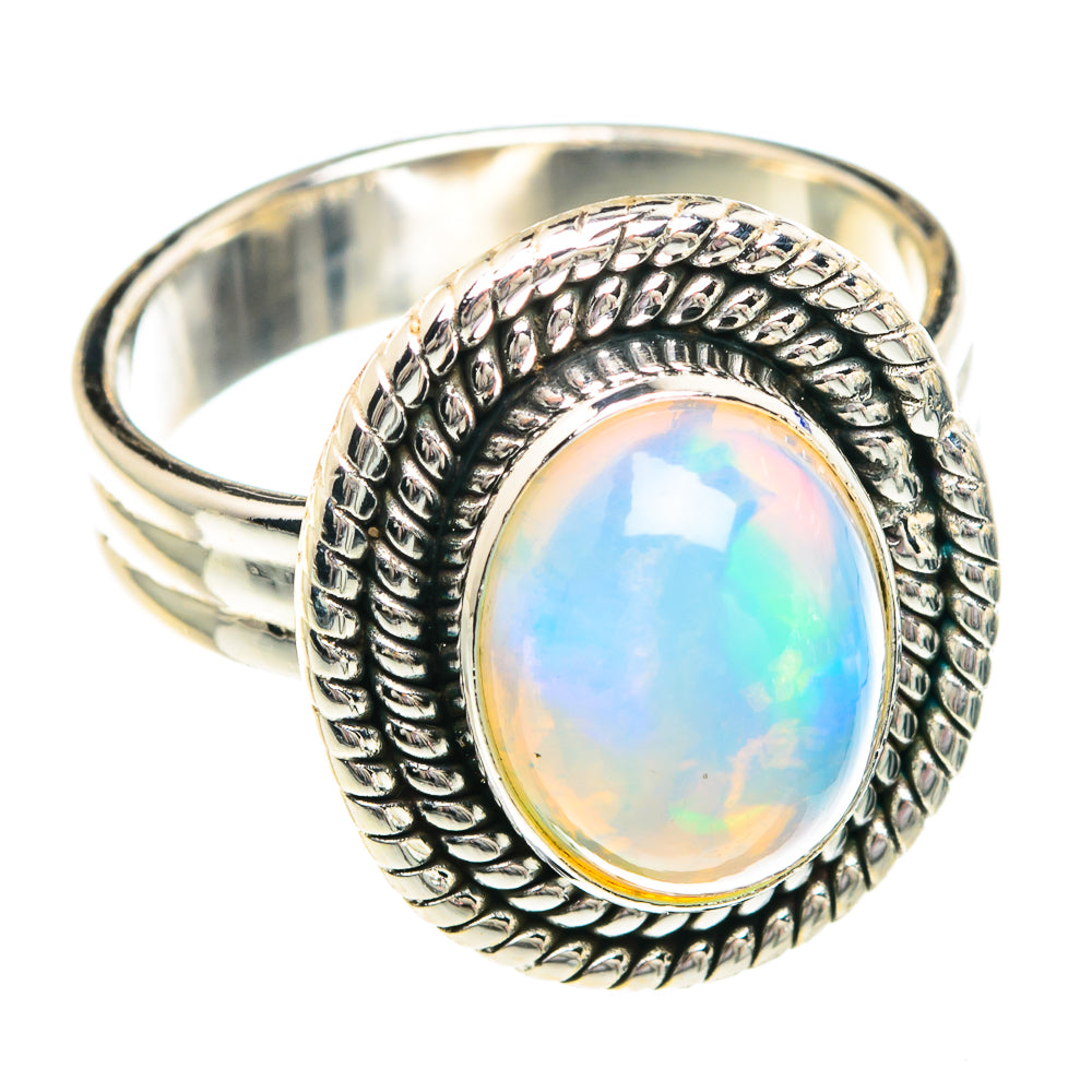 Ethiopian Opal Rings handcrafted by Ana Silver Co - RING89836