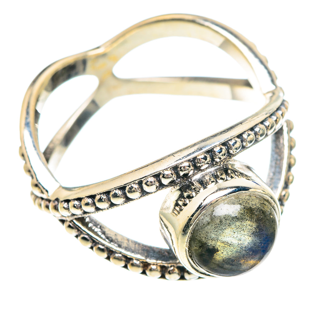 Labradorite Rings handcrafted by Ana Silver Co - RING89840