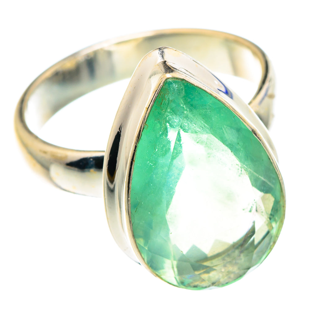 Green Fluorite Rings handcrafted by Ana Silver Co - RING89852