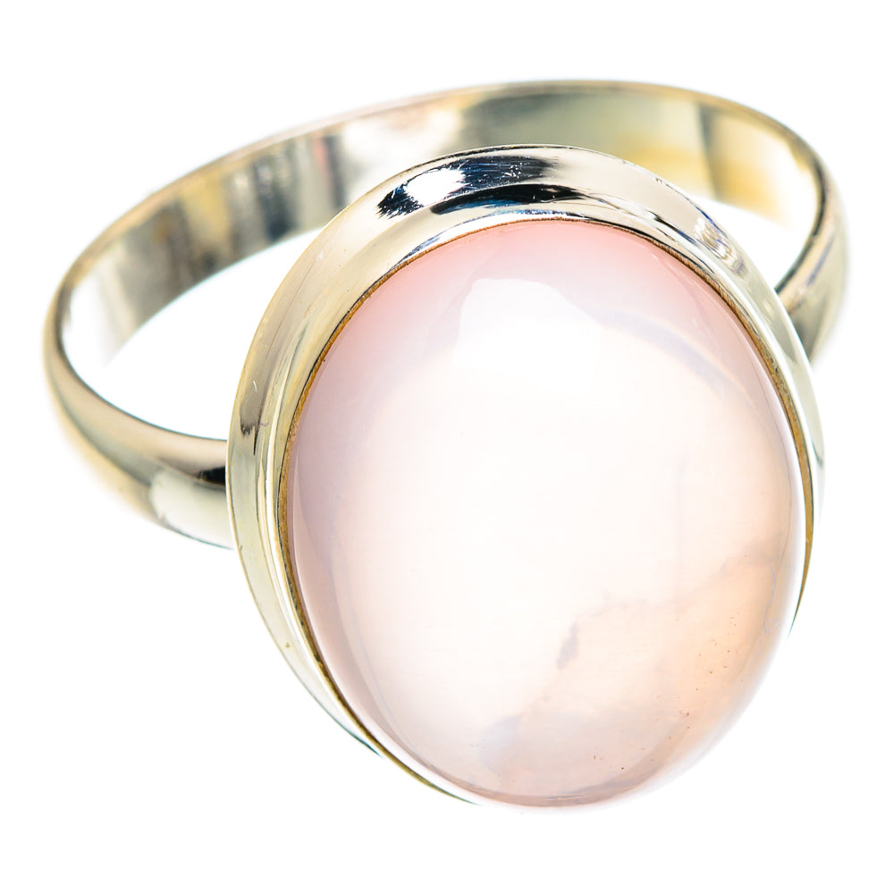 Rose Quartz Rings handcrafted by Ana Silver Co - RING89856