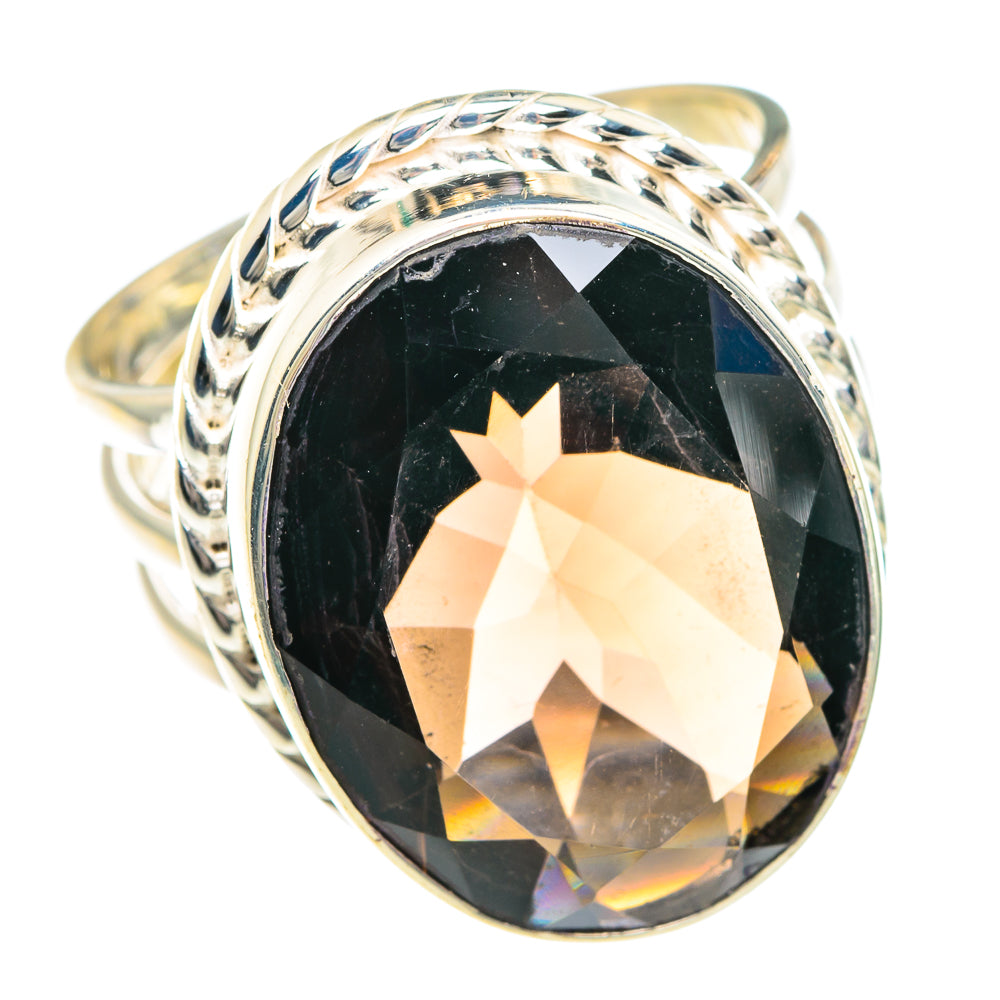 Smoky Quartz Rings handcrafted by Ana Silver Co - RING89886