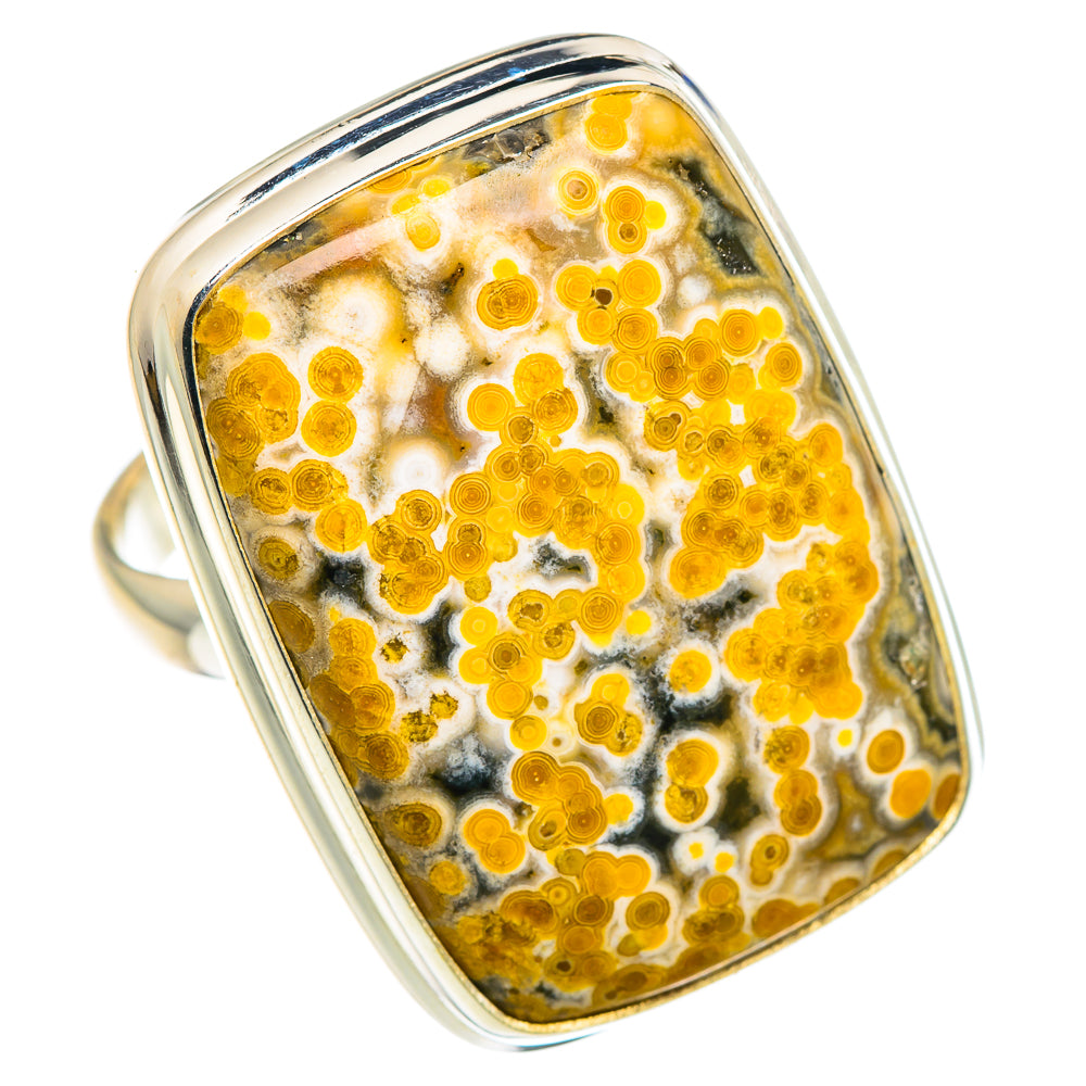 Ocean Jasper Rings handcrafted by Ana Silver Co - RING89922