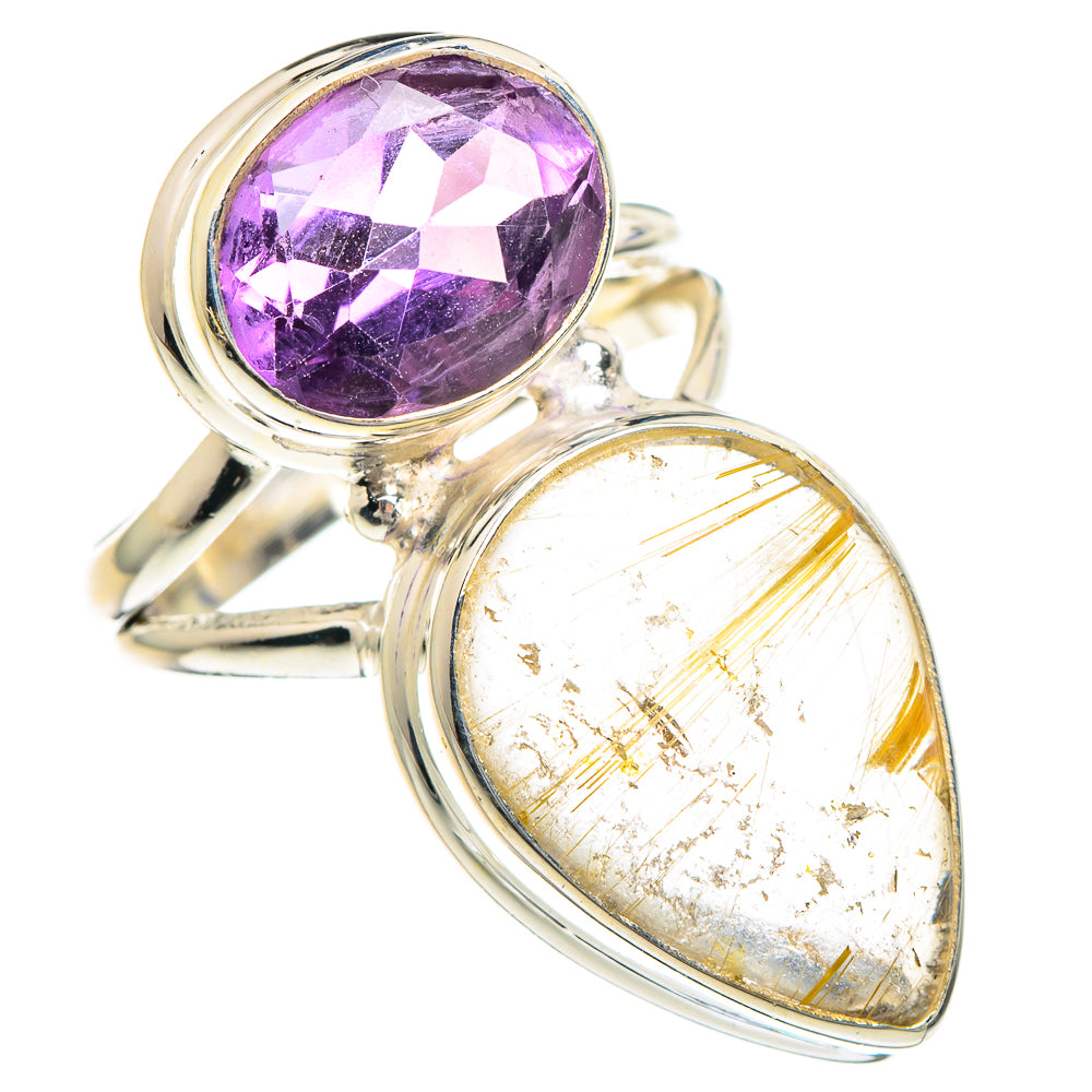 Rutilated Quartz Rings handcrafted by Ana Silver Co - RING89949