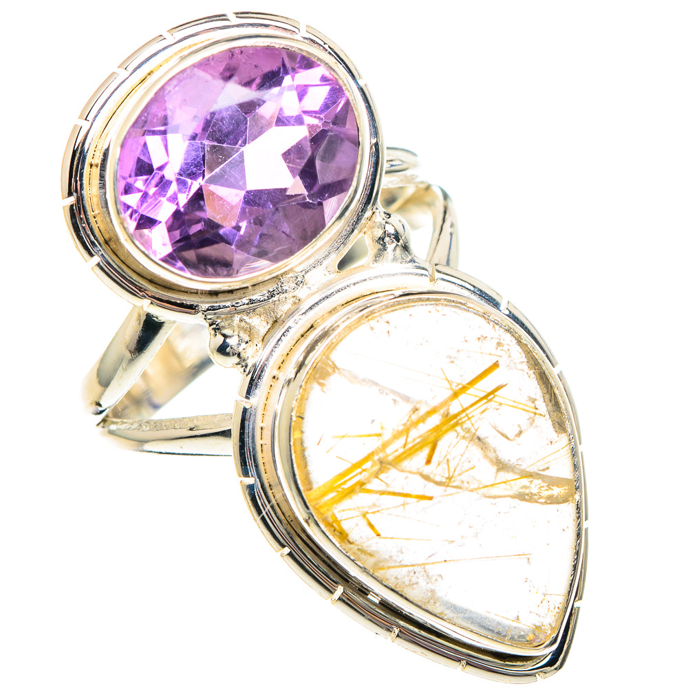 Rutilated Quartz Rings handcrafted by Ana Silver Co - RING89952