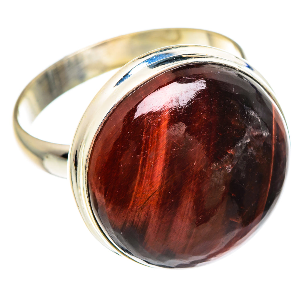Red Tiger Eye Rings handcrafted by Ana Silver Co - RING89965