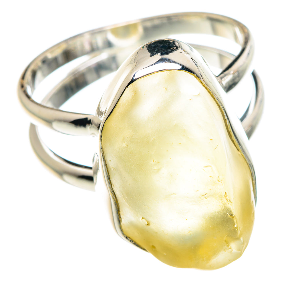 Libyan Glass Rings handcrafted by Ana Silver Co - RING90006 - Photo 2
