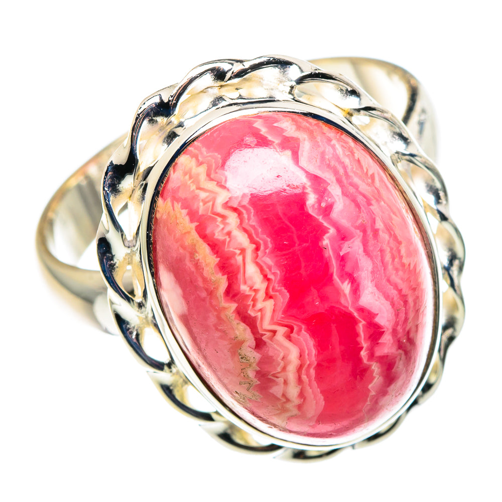 Rhodochrosite Rings handcrafted by Ana Silver Co - RING90009