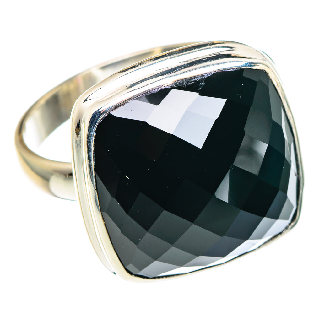 Black Onyx Rings handcrafted by Ana Silver Co - RING90056 - Photo 2