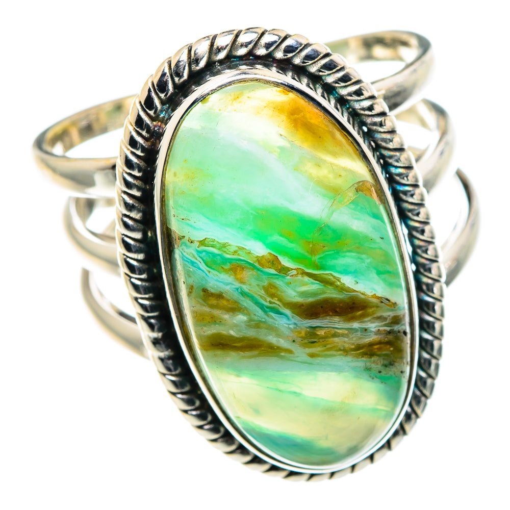 Peruvian Opal Rings handcrafted by Ana Silver Co - RING90103