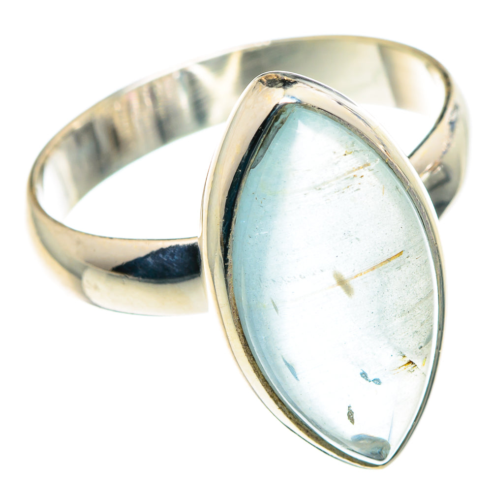 Aquamarine Rings handcrafted by Ana Silver Co - RING90107