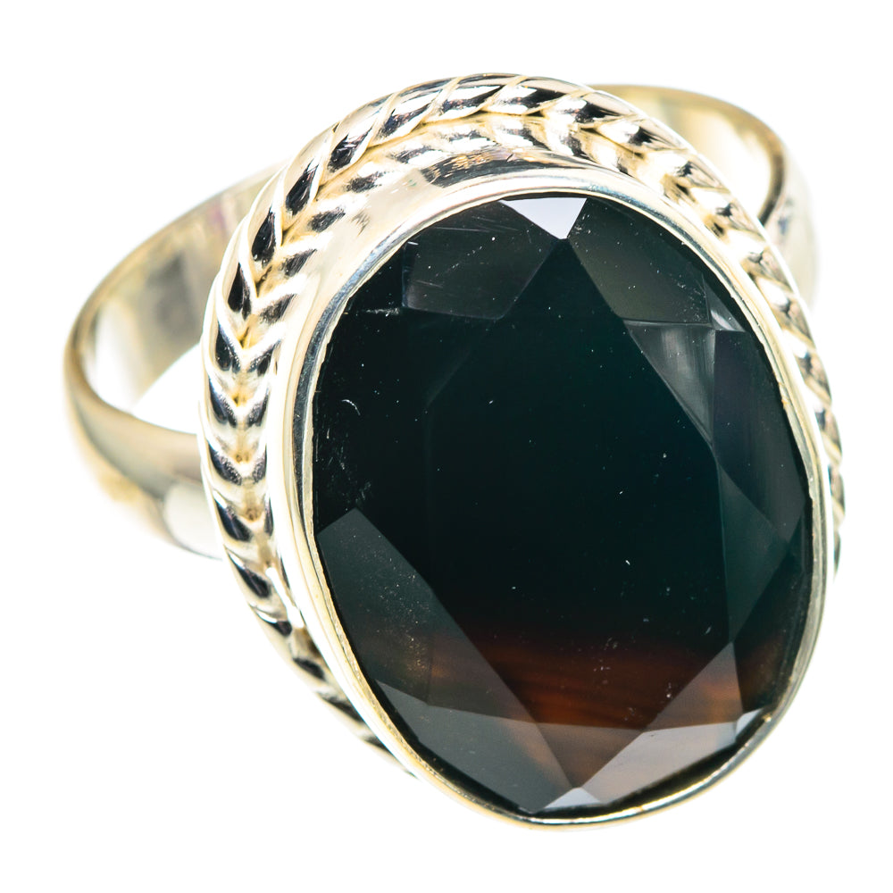 Black Onyx Rings handcrafted by Ana Silver Co - RING90127 - Photo 2