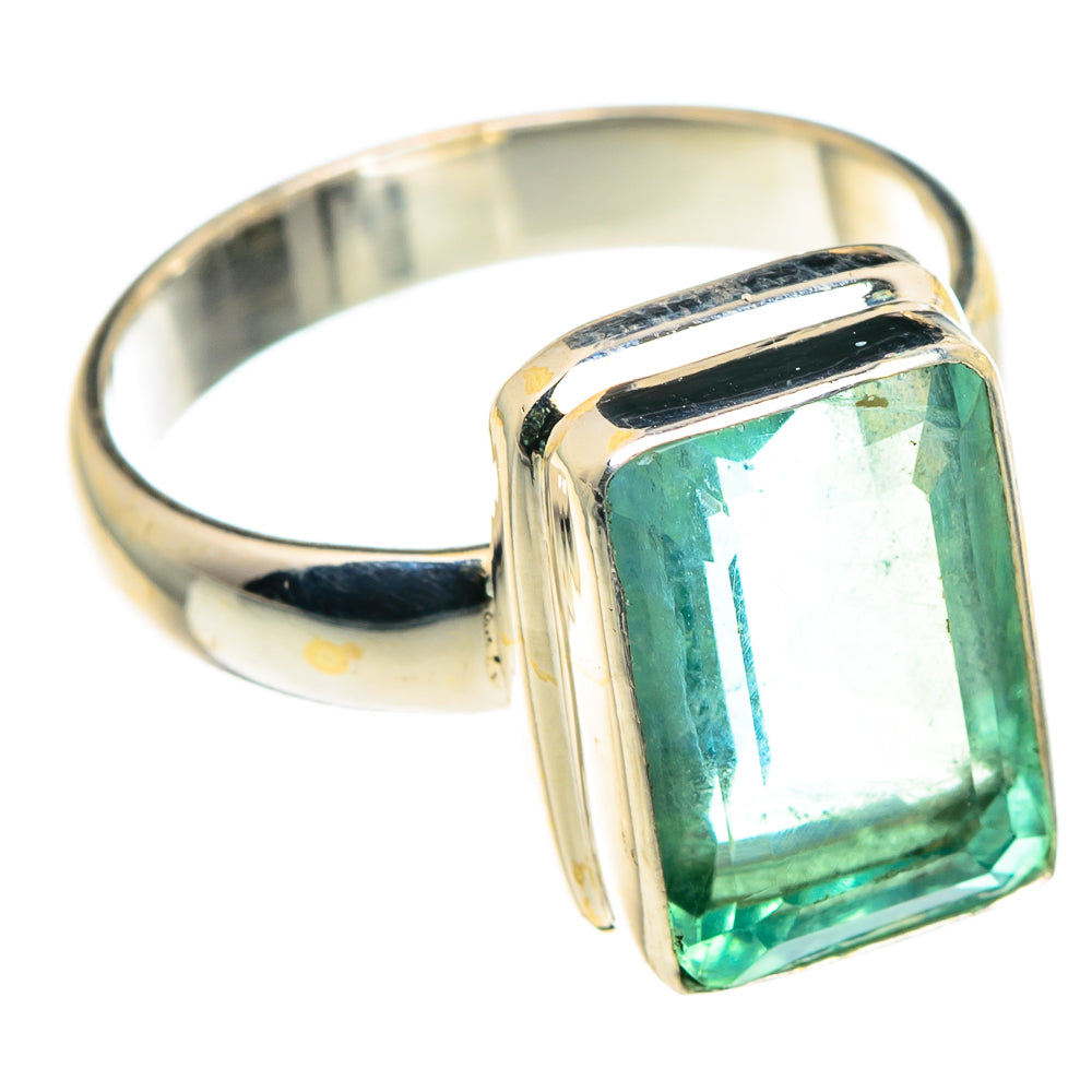 Blue Fluorite Rings handcrafted by Ana Silver Co - RING90145