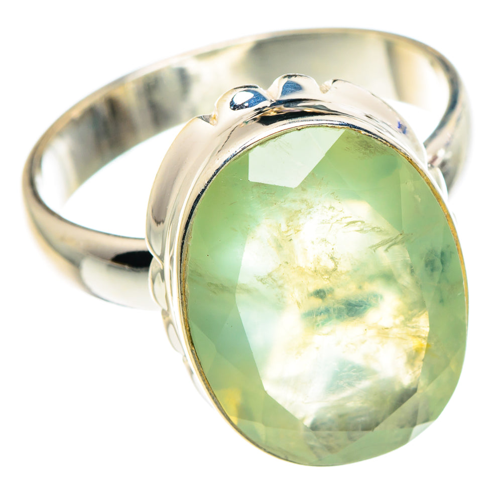 Prehnite Rings handcrafted by Ana Silver Co - RING90176