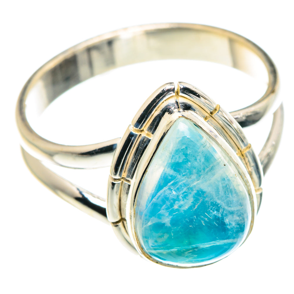 Rainbow Moonstone Rings handcrafted by Ana Silver Co - RING90210