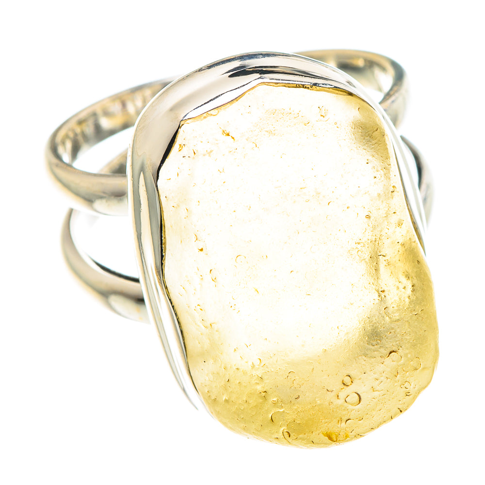 Libyan Glass Rings handcrafted by Ana Silver Co - RING90211