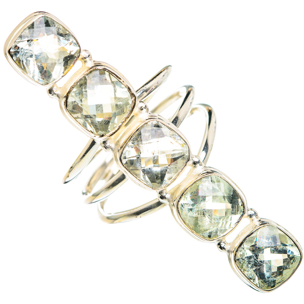 White Quartz Rings handcrafted by Ana Silver Co - RING90288