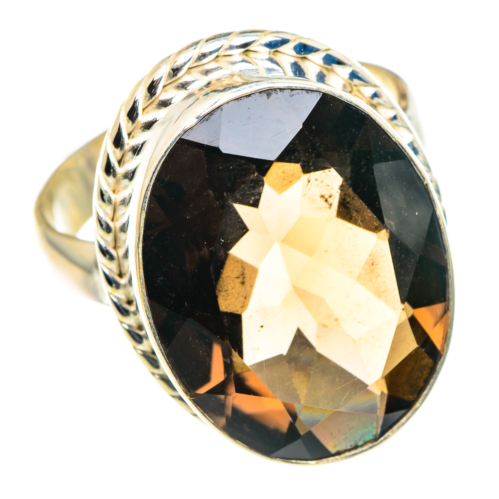 Smoky Quartz Rings handcrafted by Ana Silver Co - RING90295