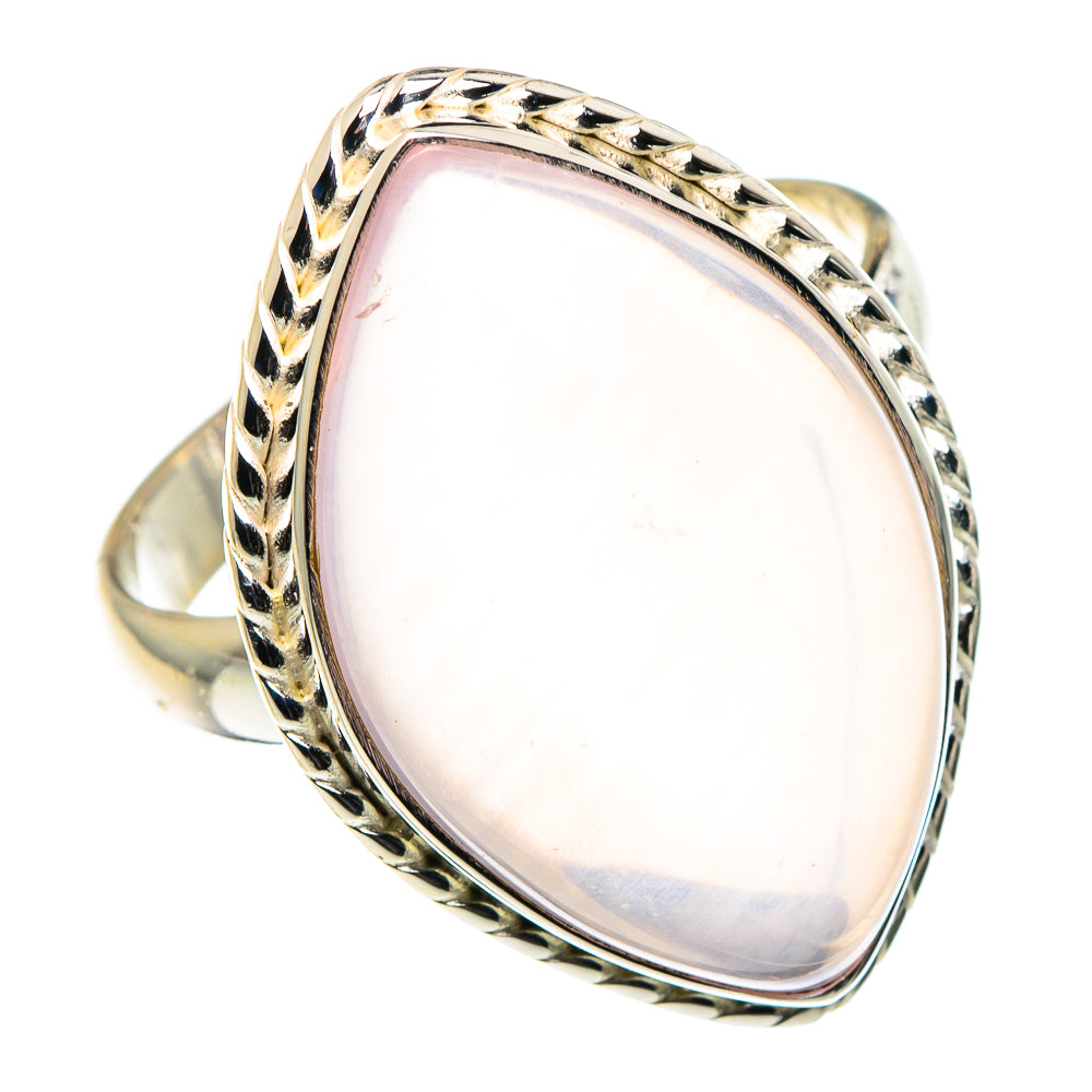 Rose Quartz Rings handcrafted by Ana Silver Co - RING90299