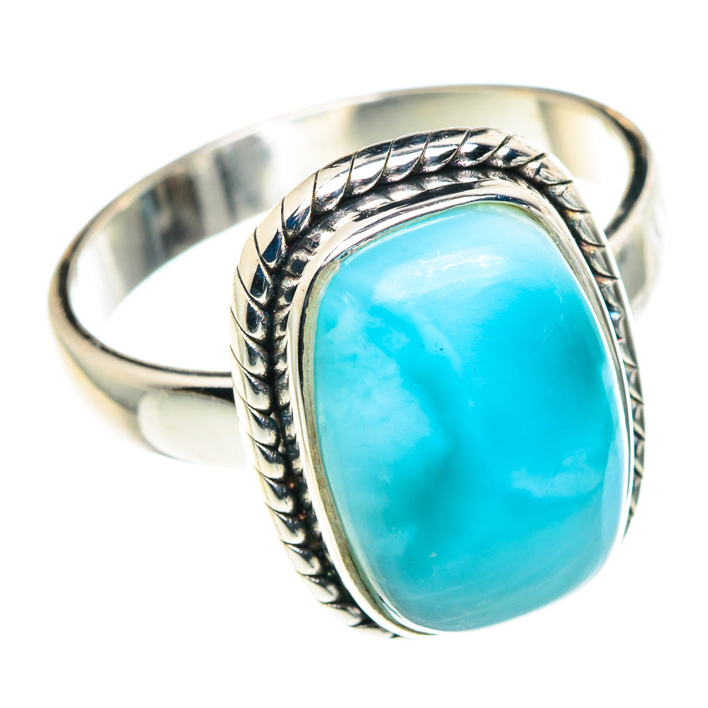 Larimar Rings handcrafted by Ana Silver Co - RING90317