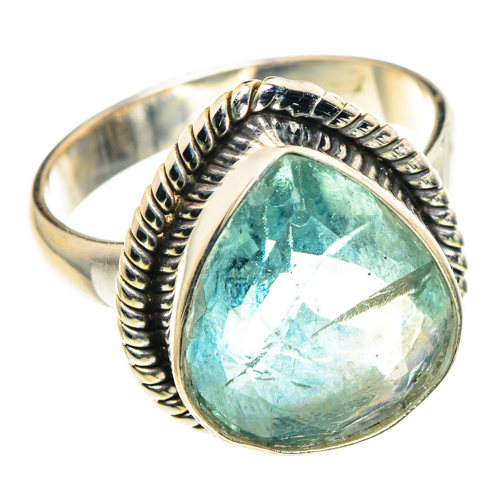 Blue Fluorite Rings handcrafted by Ana Silver Co - RING90326 - Photo 2