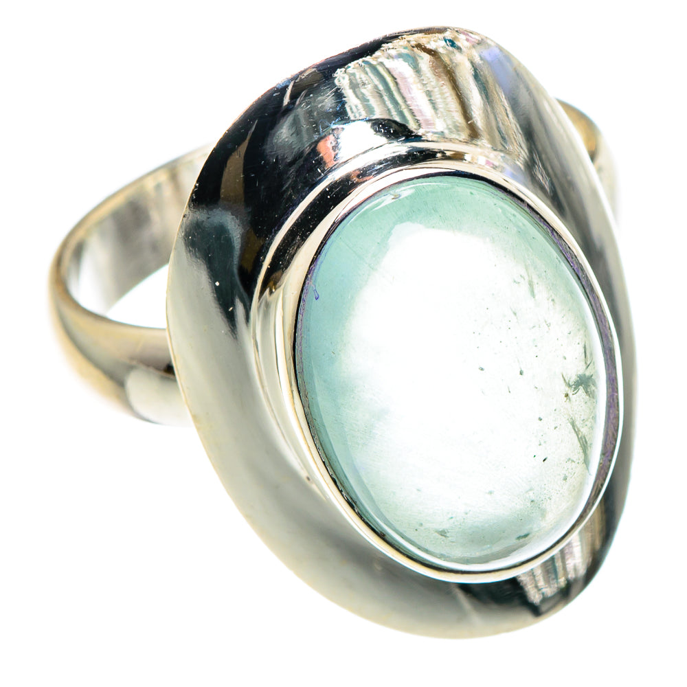 Aqua Chalcedony Rings handcrafted by Ana Silver Co - RING90349