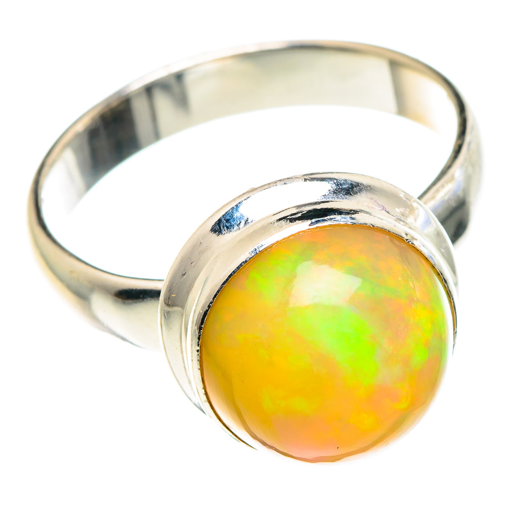 Ethiopian Opal Rings handcrafted by Ana Silver Co - RING90375