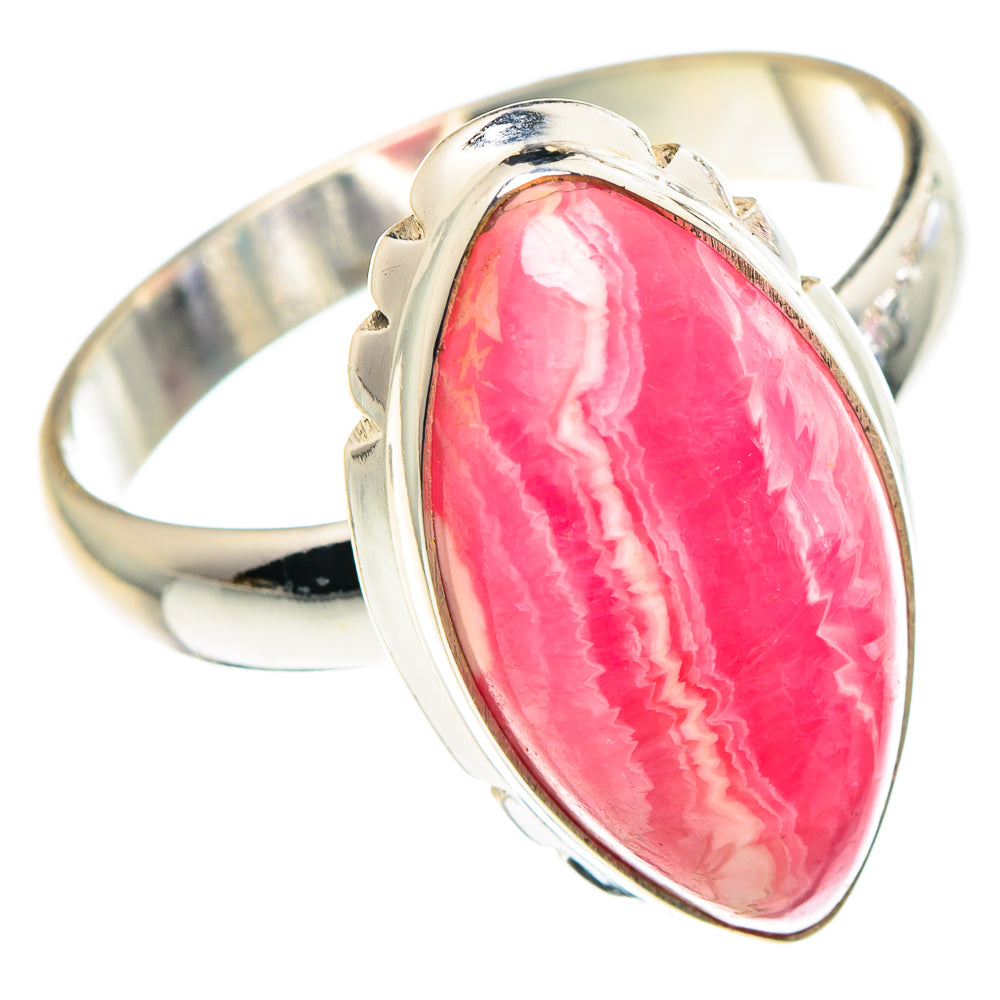 Rhodochrosite Rings handcrafted by Ana Silver Co - RING90419