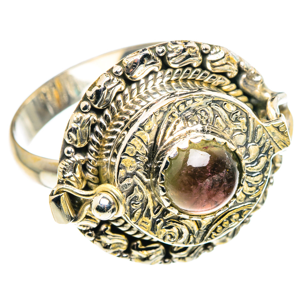 Watermelon Tourmaline Rings handcrafted by Ana Silver Co - RING90532