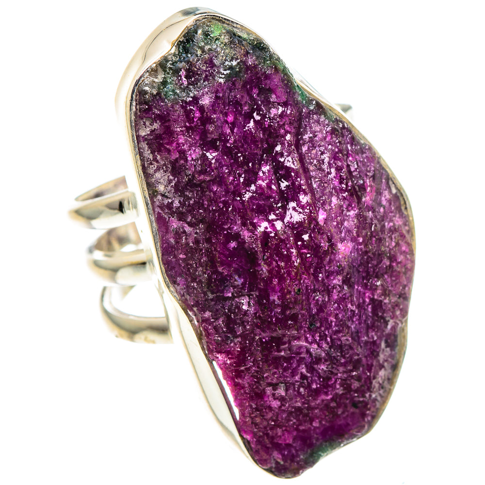 Ruby Zoisite Rings handcrafted by Ana Silver Co - RING90566