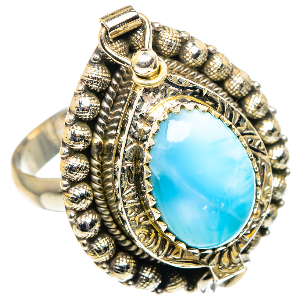Larimar Rings handcrafted by Ana Silver Co - RING90589