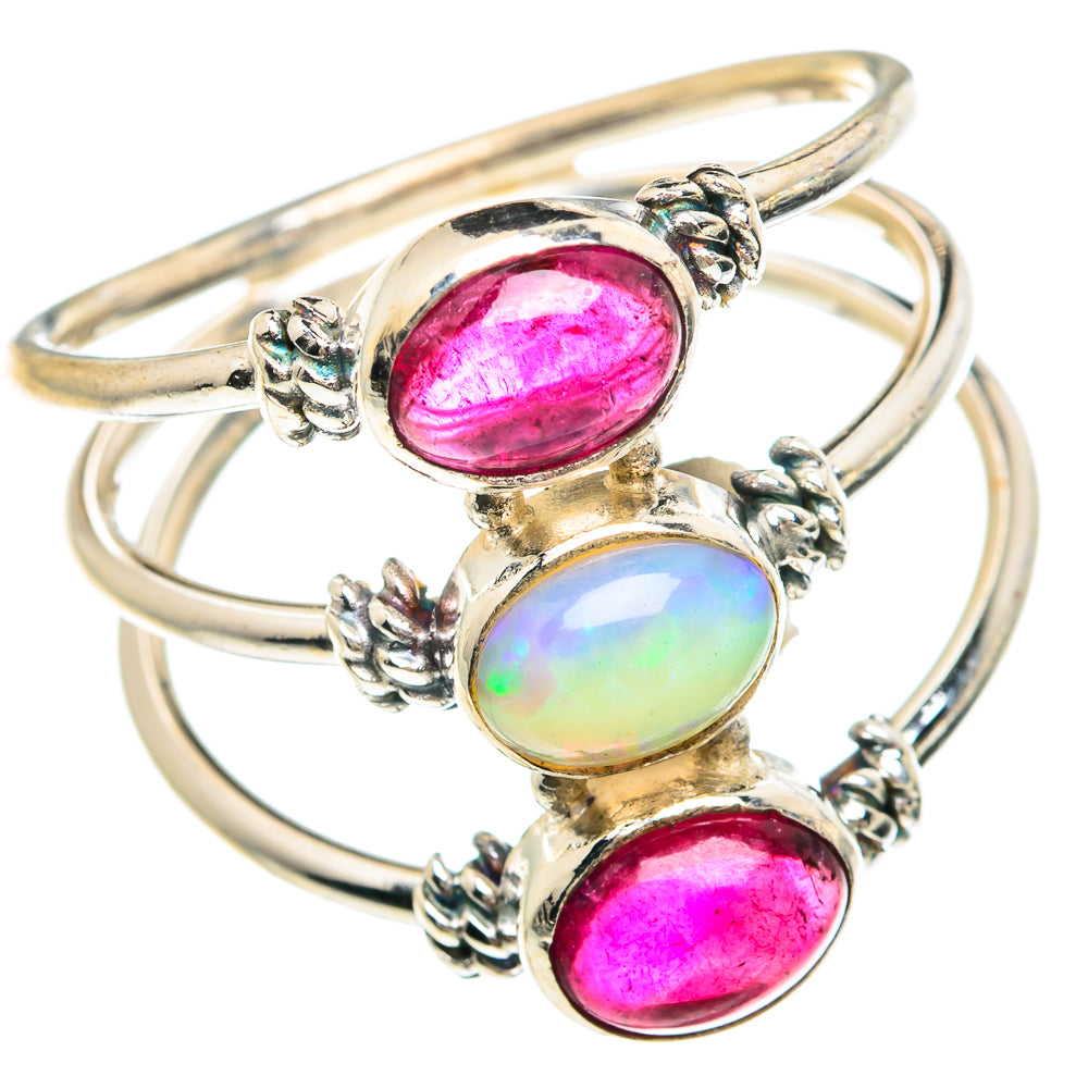 Ethiopian Opal Rings handcrafted by Ana Silver Co - RING90655
