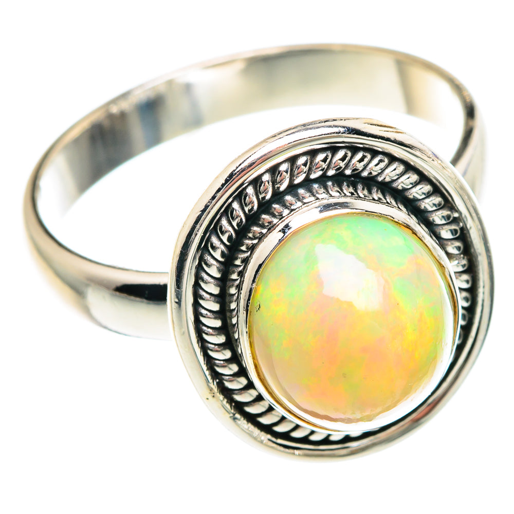 Ethiopian Opal Rings handcrafted by Ana Silver Co - RING90656
