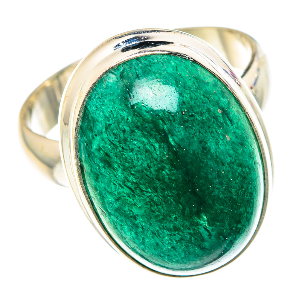 Green Aventurine Rings handcrafted by Ana Silver Co - RING90698