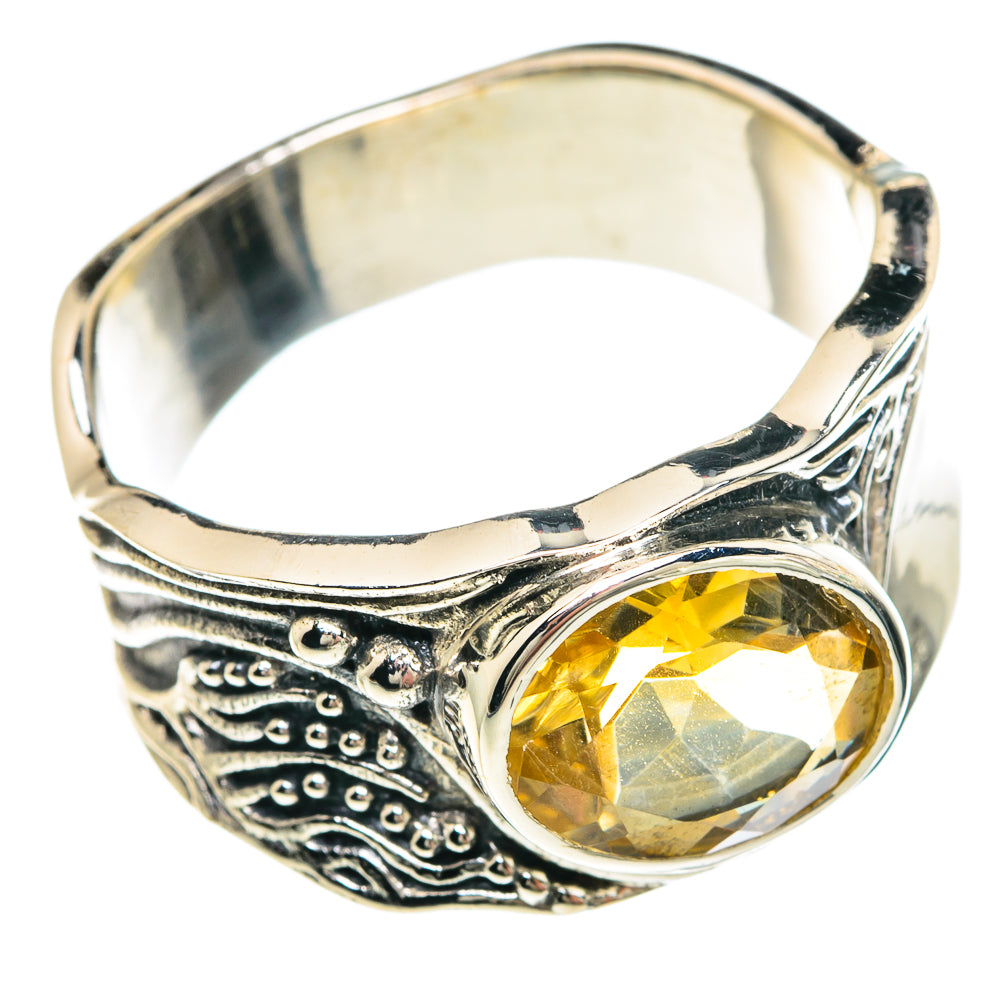 Citrine Rings handcrafted by Ana Silver Co - RING90731