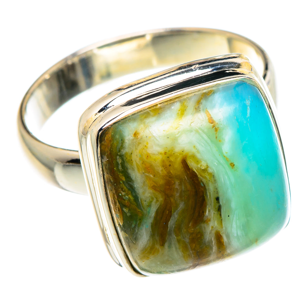 Peruvian Opal Rings handcrafted by Ana Silver Co - RING90752