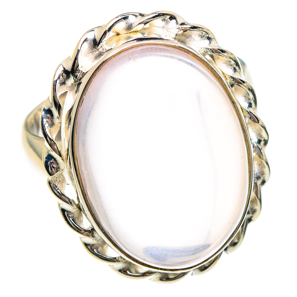 Rose Quartz Rings handcrafted by Ana Silver Co - RING90762