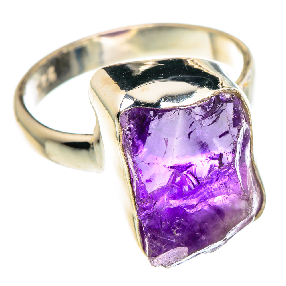 Amethyst Rings handcrafted by Ana Silver Co - RING90770 - Photo 2