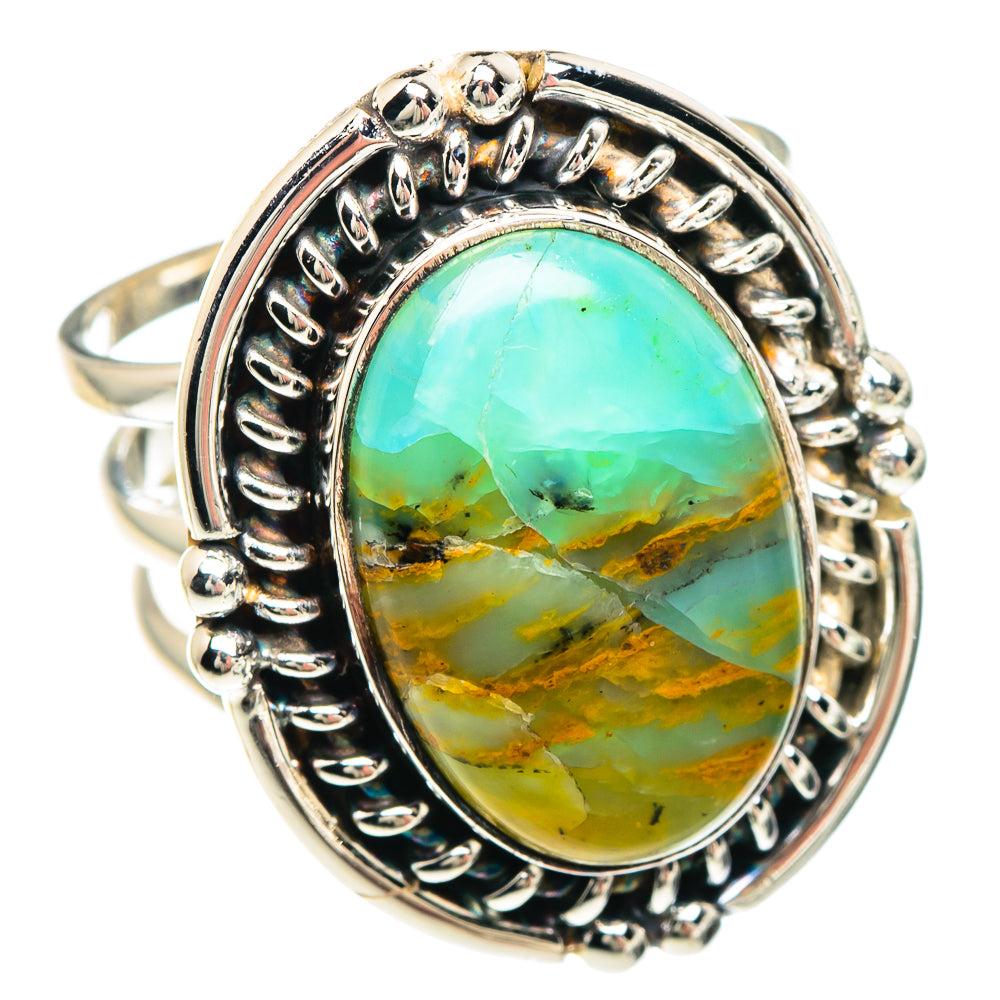 Peruvian Opal Rings handcrafted by Ana Silver Co - RING90848