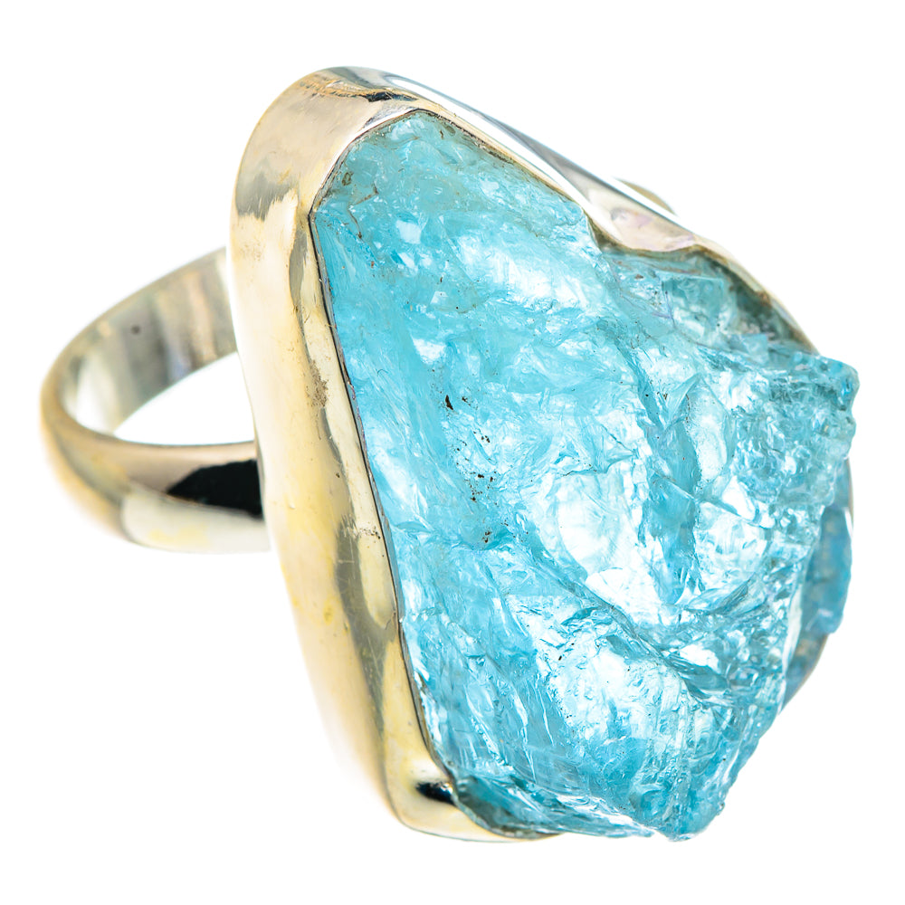 Aquamarine Rings handcrafted by Ana Silver Co - RING90908