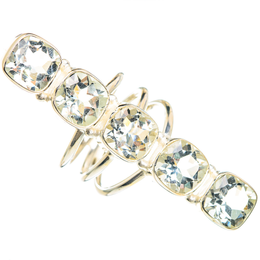 White Quartz Rings handcrafted by Ana Silver Co - RING90951