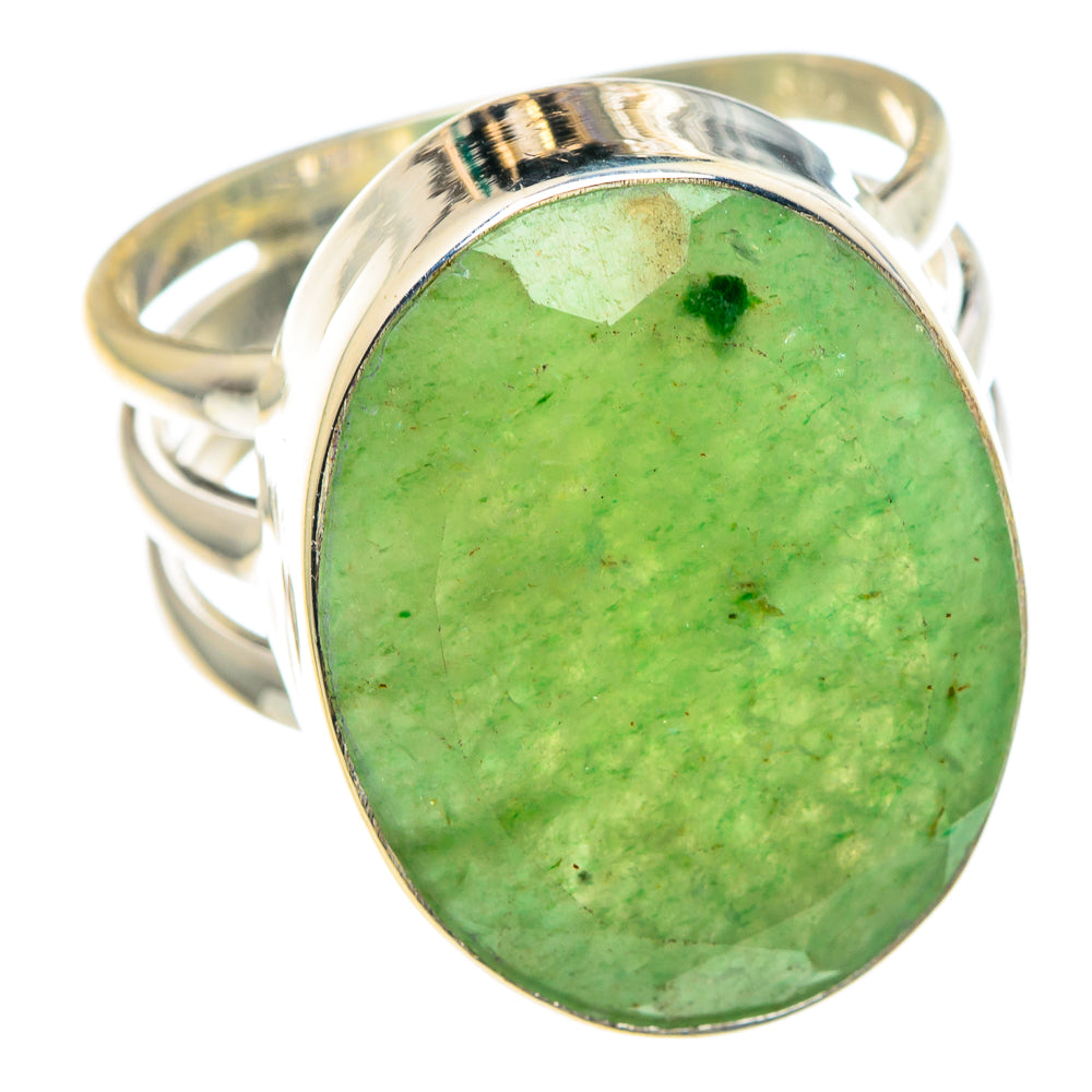 Green Aventurine Rings handcrafted by Ana Silver Co - RING90969