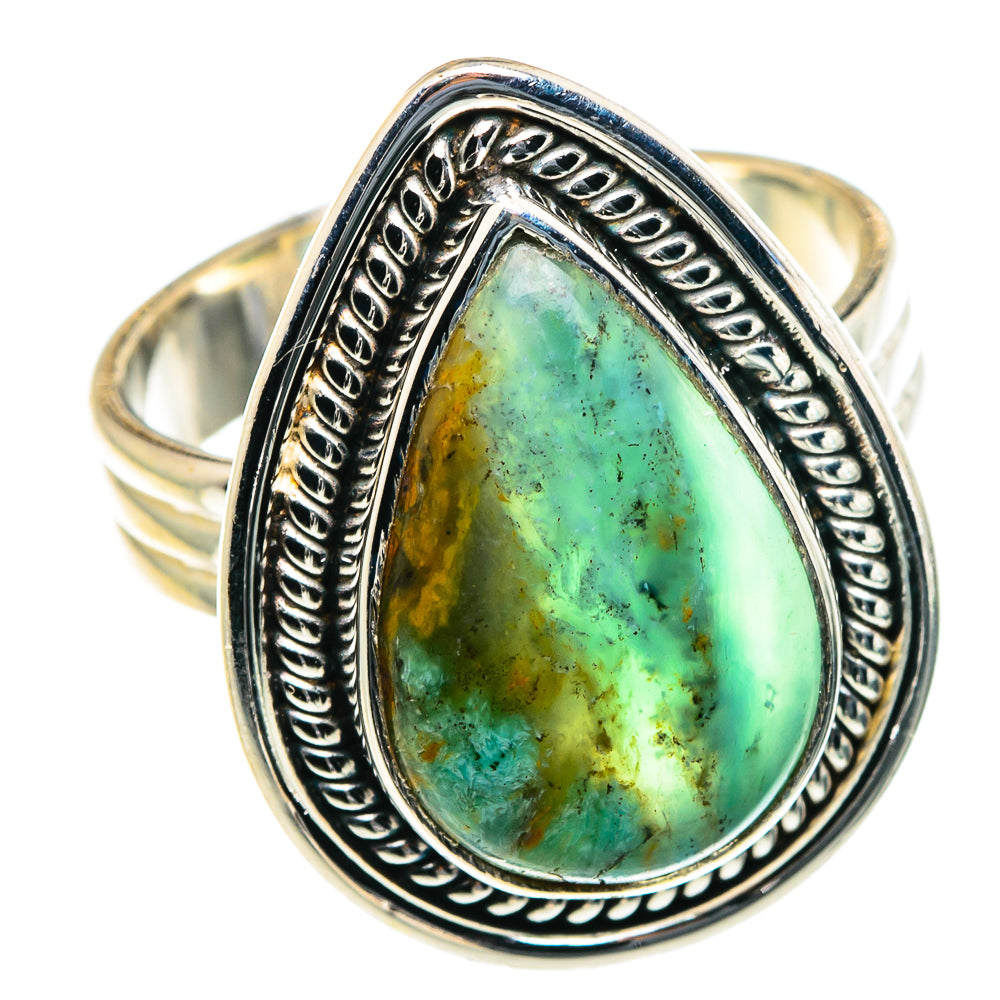 Peruvian Opal Rings handcrafted by Ana Silver Co - RING91029